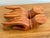 Vintage Carved Wooden Human Hands Business Card Holder For Sale - Image 10 of 12