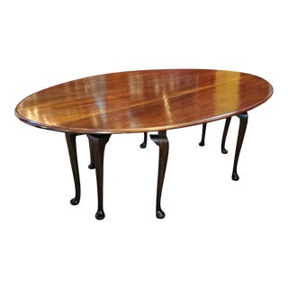 19c Irish Country Squires Mahogany Hunt Table For Sale