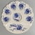Ceramic 19th Century English Minton Bombay Flow Blue Oyster Plate For Sale - Image 7 of 8