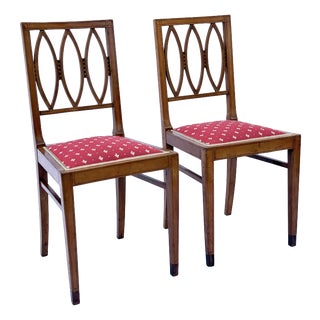 Jugendstil Chairs attributed to Bruno Paul, Germany, 1900s, Set of 2 For Sale