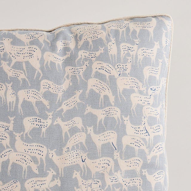 This pillow features Fauna with a Self Welt finish. Fauna, a painterly study of flora and fauna based on an early 20th-...