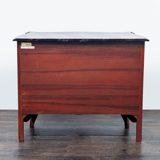 1990s Drexel Heritage Hand-Painted 3-Drawer Vintage Dresser For Sale In San Francisco - Image 6 of 11