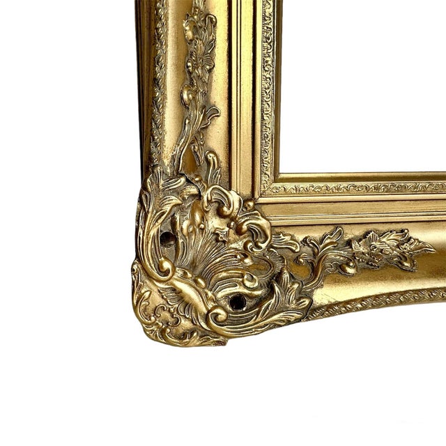 Mid20th Century Ornate Gold Gilt Wood Frame Chairish