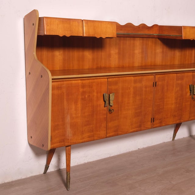 Italian Wooden Sideboard, 1960s For Sale - Image 10 of 18