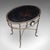 Vintage Oval Garden Table, French Cast Iron, Veranda, Porch, Serving, Occasional For Sale - Image 6 of 12