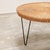 Mid-Century Modern 1950s Rattan + Steel Tea Table For Sale - Image 3 of 3