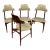 Set of 4 Kodawood Oyster High-Back Dining Chairs For Sale