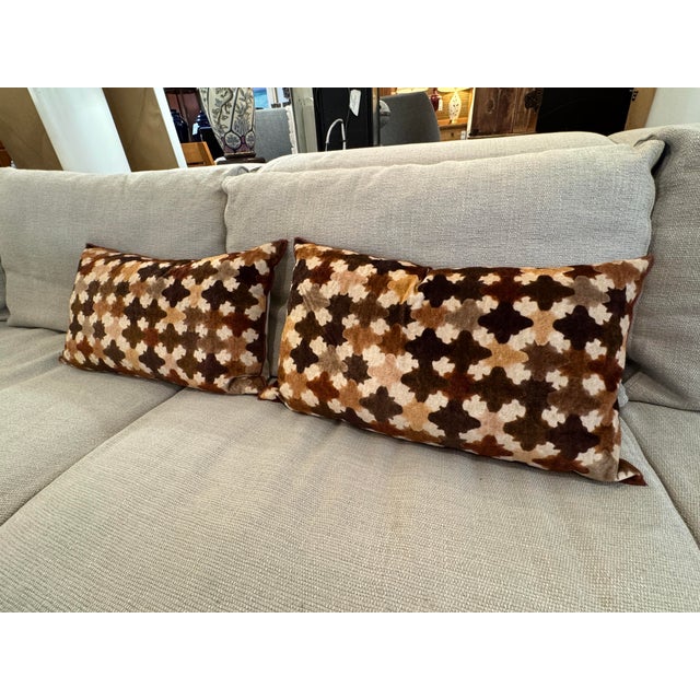 Iosis for Yves Delorme Florentine Grenade Lumbar Pillows, Pair For Sale - Image 4 of 12