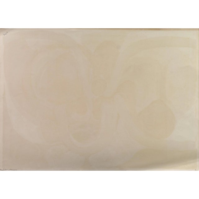 'Organic Abstract Composition' by Gustav Bolin, 1972; Academie Chaumière, Museum of Modern Art Paris, Benezit For Sale - Image 10 of 12