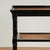 Pair of Vintage British Colonial Style Faux Bamboo Three Tiered Caned Stands For Sale - Image 9 of 17