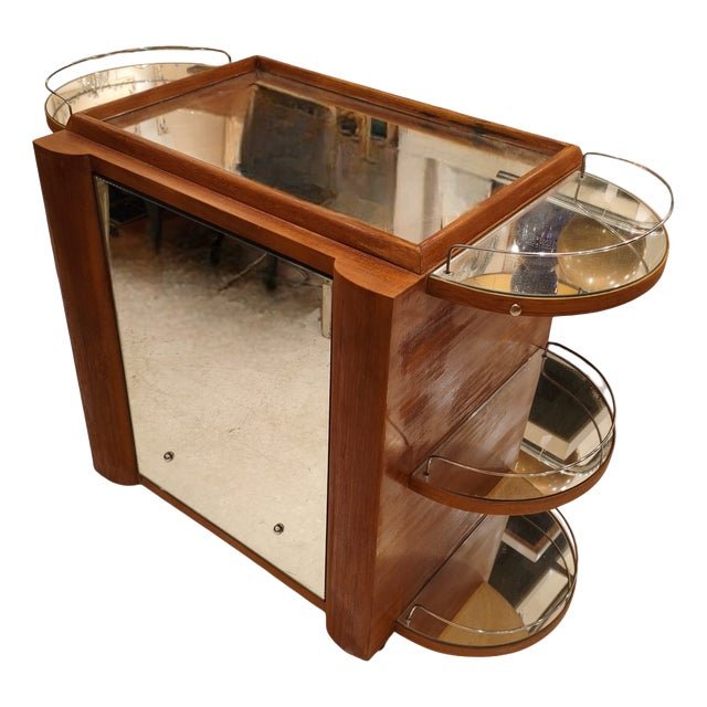 Bar Cart by Joseph Tugas, 1940s For Sale