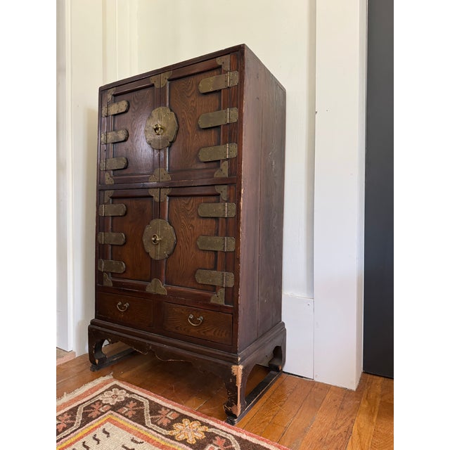 Diminutive Early 19th Century Korean Jang Cabinet For Sale - Image 9 of 11