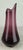 l.e. Smith Purple Amethyst Smoothie Swung Glass Vase 14-3/4 Inch For Sale - Image 9 of 15