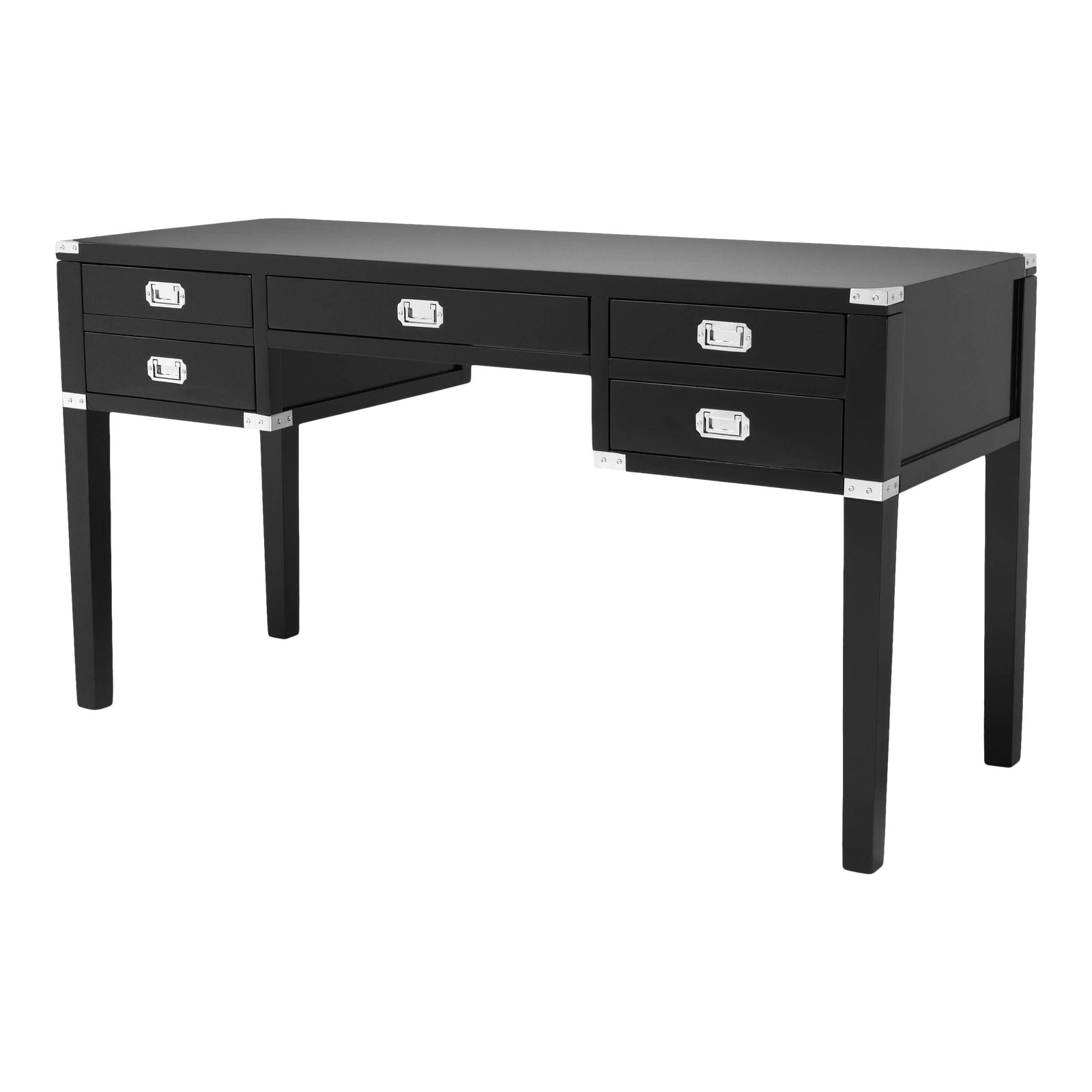 Black Office Desk Eichholtz Andrew Chairish