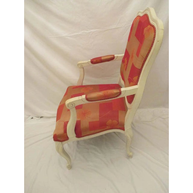 Mid 20th Century Vintage Mid Century Italian Orange Chair For Sale - Image 5 of 6