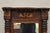 Traditional Antique American Empire Walnut Leaf Carved Wall Console Pier Mirror For Sale - Image 3 of 12