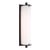 Thomas O'Brien for Visual Comfort Signature Calliope Medium Bath Light in Bronze with White Glass For Sale