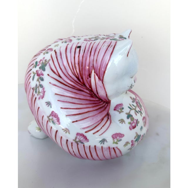 Antique Chinese Sitting Cat For Sale In Palm Springs - Image 6 of 11