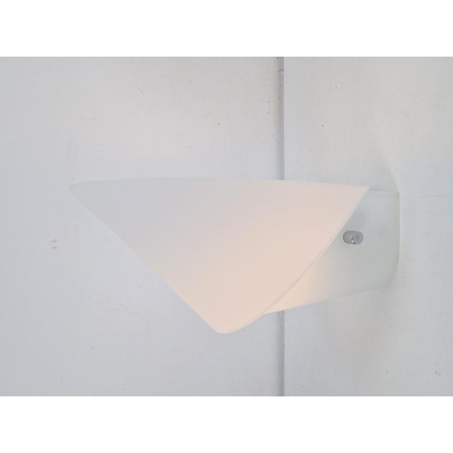 Metal Vintage Glass Pinna Wall Lamp by Federico Codato for Murano Due, Italy, 1990s For Sale - Image 7 of 15