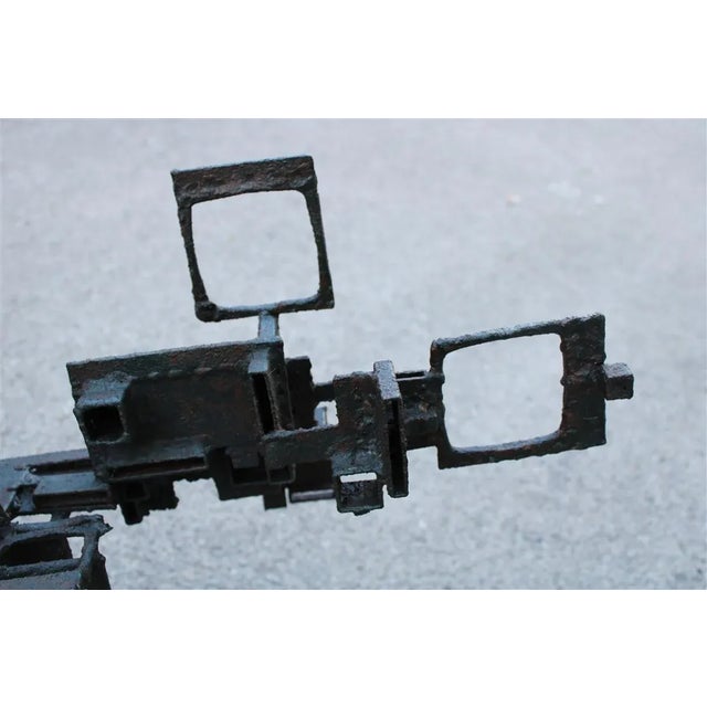 Large Brutalist Metal Sculpture by Marcello Fantoni, Italy, 1960s For Sale - Image 11 of 18