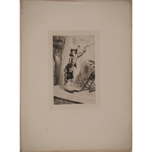 Paul RAJON (1842-1888) The Clown, 1869 Etching Unsigned On vellum 36 x 26 cm INFORMATION: Limited to 350 unnumbered...