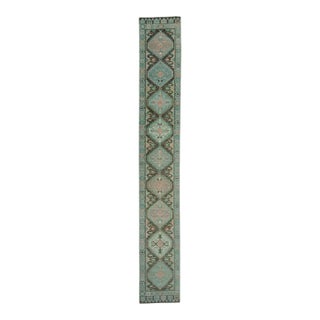 Turkish Oushak Rug 2'1" x 19'11" #20089 For Sale