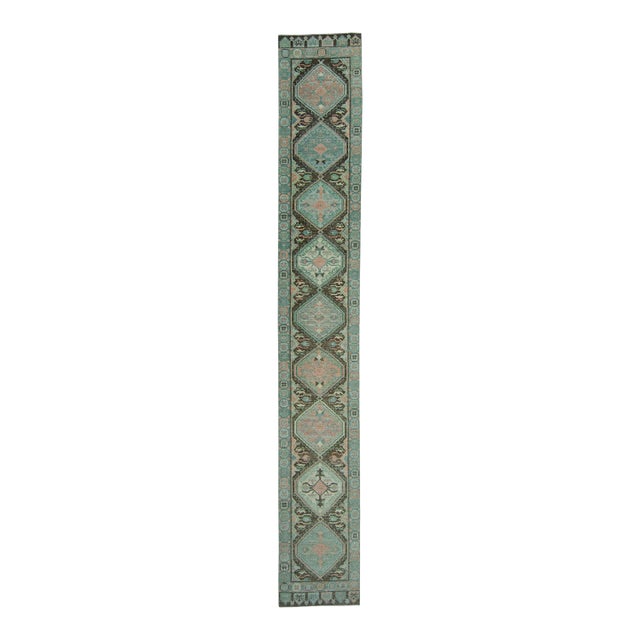 Turkish Oushak Rug 2'1" x 19'11" #20089 For Sale