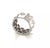 Late 20th Century Fred of Paris 18k White Gold 12mm Wide 3 Tier Crown Band Ring - Size 7.25 For Sale In Miami - Image 6 of 8