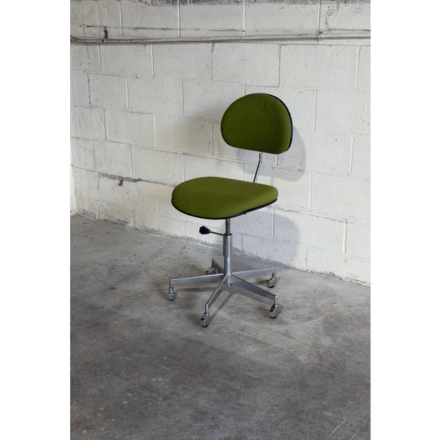 Original vintage swivel office chair designed by Jørgen Rasmussen for Labofa in Denmark. An iconic example of Scandinavian...