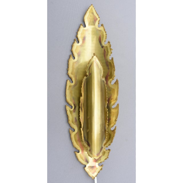 Leaf Model 5304 Wall Lamp by Svend Aage Holm-Sørensen for Holm-Sørensen & Pedersen Belysning Aps, Denmark, 1980s For Sale - Image 4 of 8