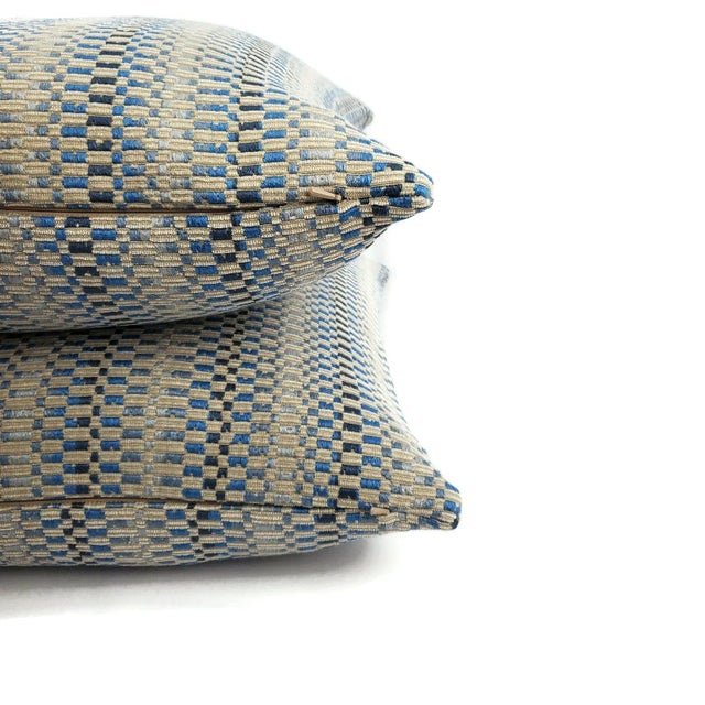 Manuel Canovas Daksha in Ciel Pillow Cover For Sale In Portland, OR - Image 6 of 7