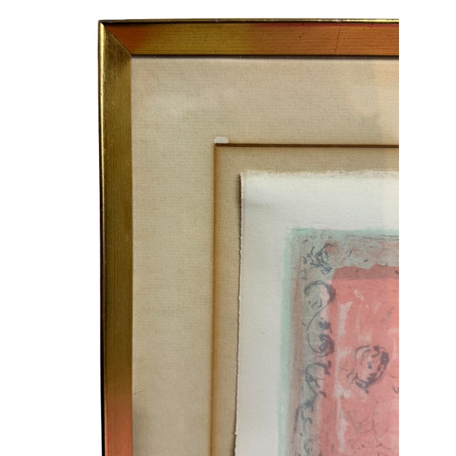Signed Edna Hibel Limited Edition Mother & Child Print, Montecarlo Inscribed 1979 For Sale - Image 10 of 13