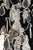 Metal 19th Century French Six-Light Crystal Chandelier with Silvered Iron Armature For Sale - Image 7 of 12