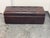 Restoration Hardware Tufted Leather Storage Ottoman For Sale - Image 9 of 12