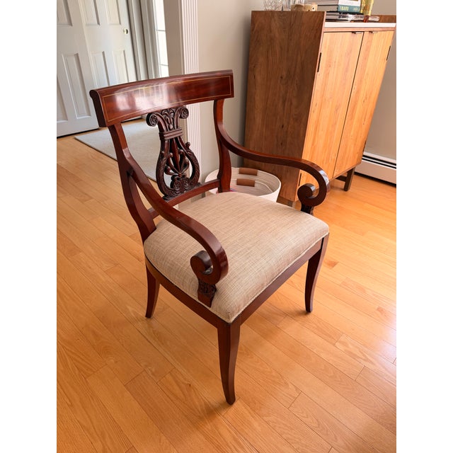 Vintage Kindel Neoclassical Mahogany Dining Room Set