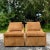 Wood Vintage Boho Century Slope Arm Swivel Chairs - a Pair For Sale - Image 7 of 8