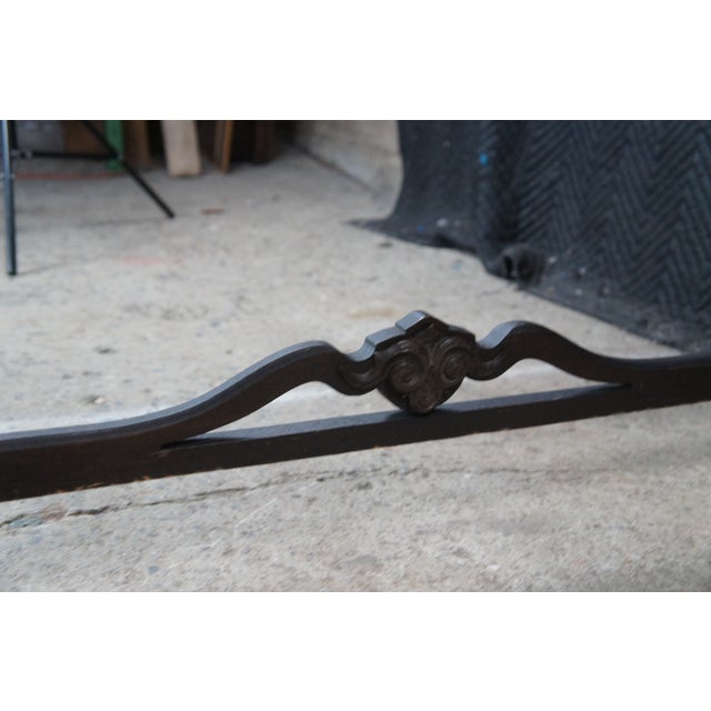 Brown Antique Victorian Udell Works Walnut Record Cabinet Console Sideboard 42" For Sale - Image 8 of 12