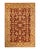 Vintage Traditional Hand Knotted Wool Area Rug, Orange - 6'1" X 8'10" For Sale - Image 9 of 9