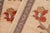 Tan Shabby Chic Ziegler Tan/Rust Wool Runner Rug- 2'1'' X 4'10'' For Sale - Image 8 of 10