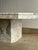 1970s Vintage Italian White Marble Coffee Table For Sale - Image 9 of 17