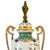 Bronze Antique 19th Century Edmé Samson Hand-Painted Armorial Urns With Gilt Bronze Mounts - Pair For Sale - Image 8 of 17