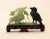 Figurative Vintage Carved Jade Birds on Wood Stand For Sale - Image 3 of 11