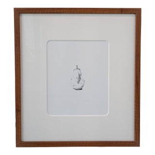 Drawing Titled a Polite Bite by Iowan Artist Anna Flickinger For Sale