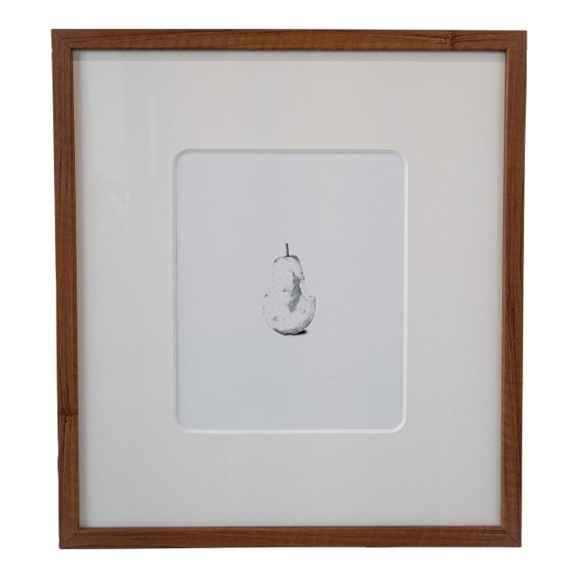 Drawing Titled a Polite Bite by Iowan Artist Anna Flickinger For Sale