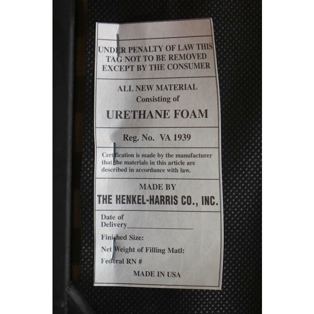 Set of 10 Henkel Harris Black Finish Hepplewhite Dining Room Chairs For Sale - Image 17 of 18