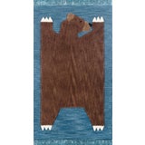 Novogratz by Momeni Atticus Teddy in Navy Rug - 5'X7' For Sale