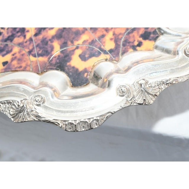Victorian Silver-Plated Butlers Tray For Sale - Image 6 of 8