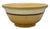 Nice Antique Large Thick & Heavy 13 Inch Brown & Cream Color Banded Yellow Ware Kitchen Mixing Bowl - Circa Late 1800s For Sale - Image 13 of 18