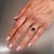 Blue Natural Sapphire Diamond Ring 6.5 14k W Gold 3.15 TCW Certified For Sale - Image 8 of 14