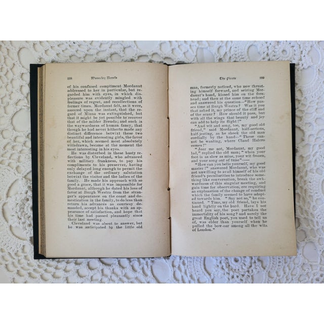 The Pirate Part 1 - Waverly Novels Vol XXIV (24) by Sir Walter Scott Bart For Sale - Image 4 of 8